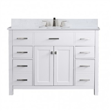 Biała toaletka łazienkowa Charleston